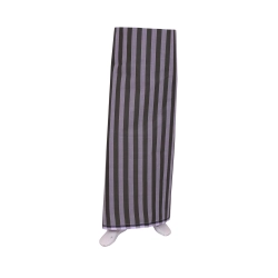 STRIPE BIG METALLIC SILVER COTTON LUNGI